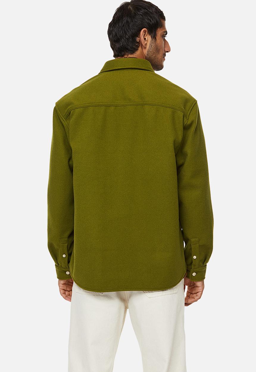 H&M - Relaxed fit overshirt - green
