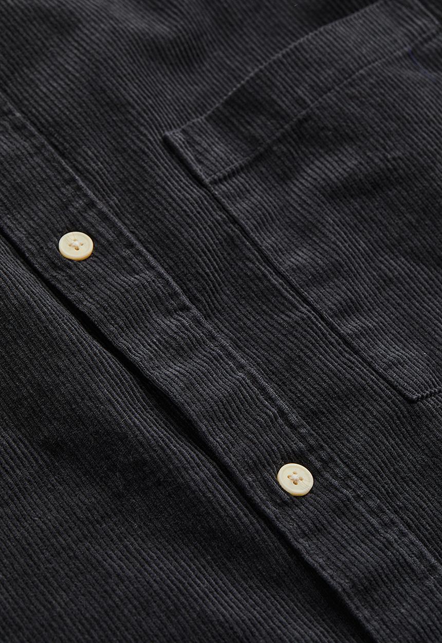 H&M - Relaxed fit corduroy shirt - dark grey