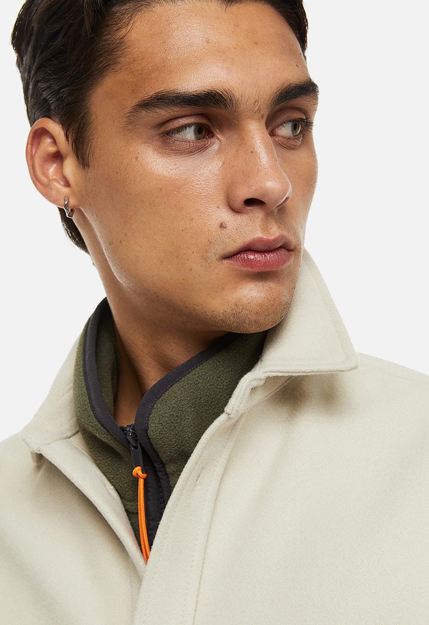 H&M - Relaxed fit overshirt - cream