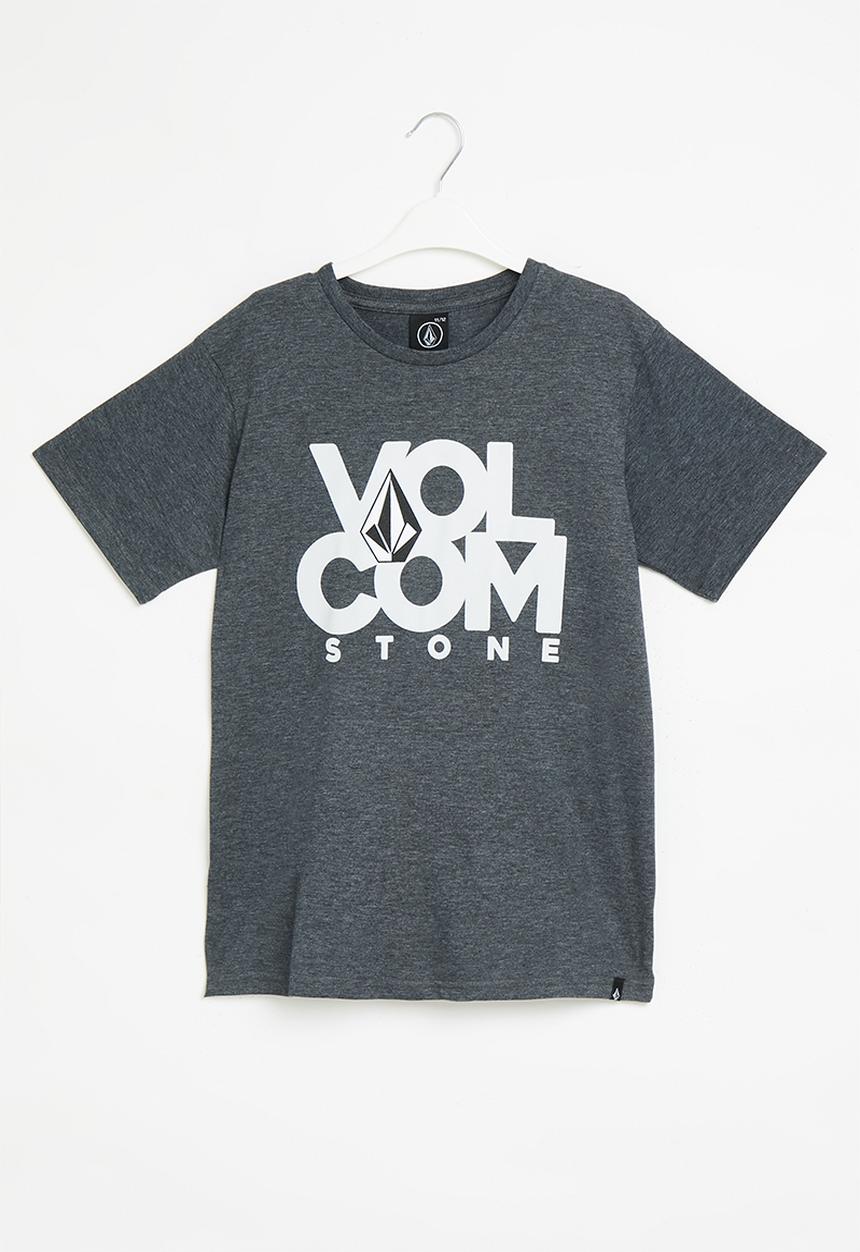 Volcom - Clip stacker boys short sleeve tee - Charcoal 