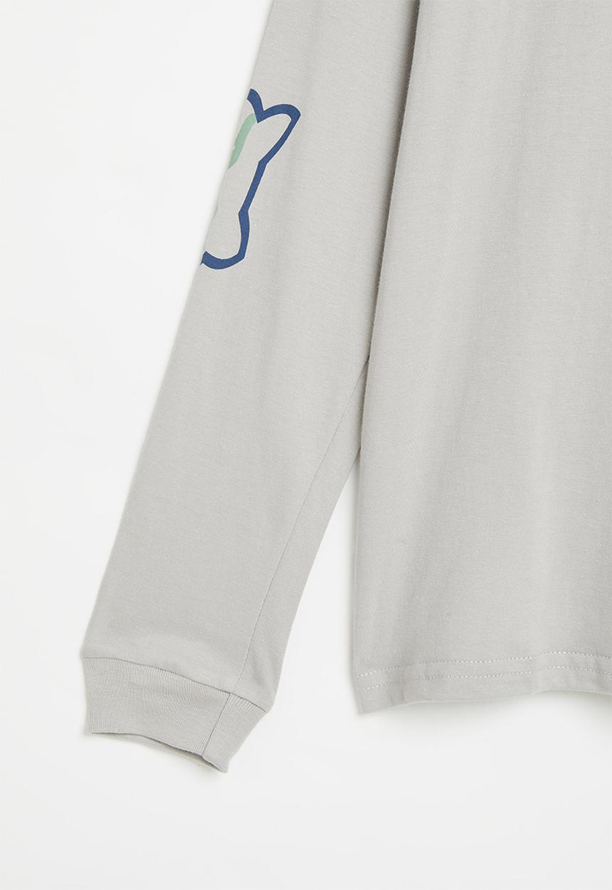 Fox - Vizen boys long sleeve tee - light grey