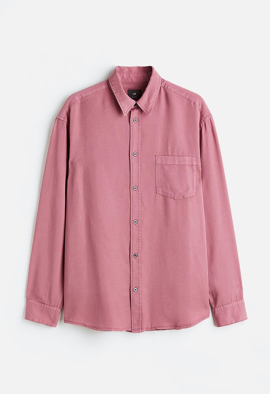 H&M - Relaxed fit lyocell shirt - pink