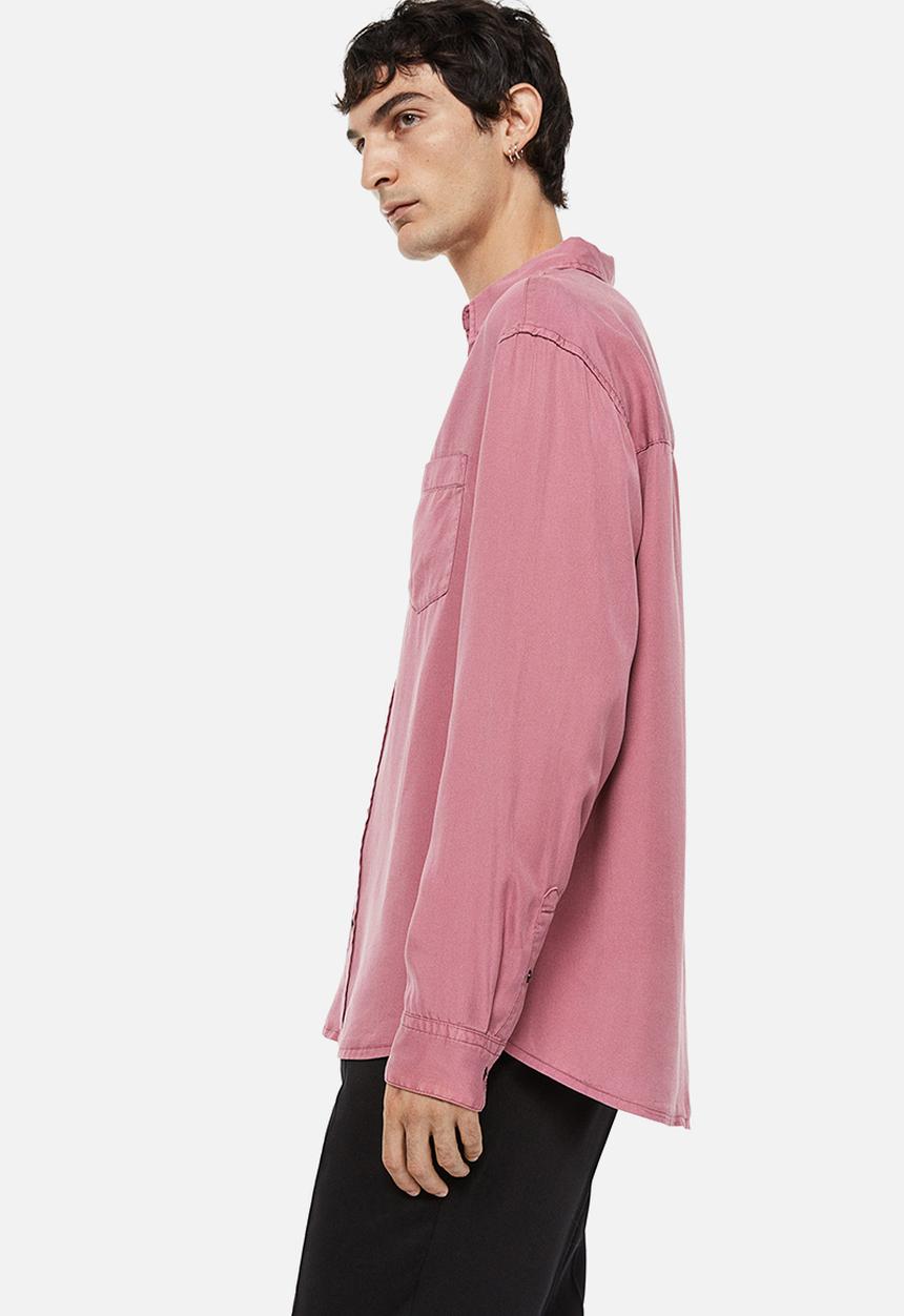 H&M - Relaxed fit lyocell shirt - pink