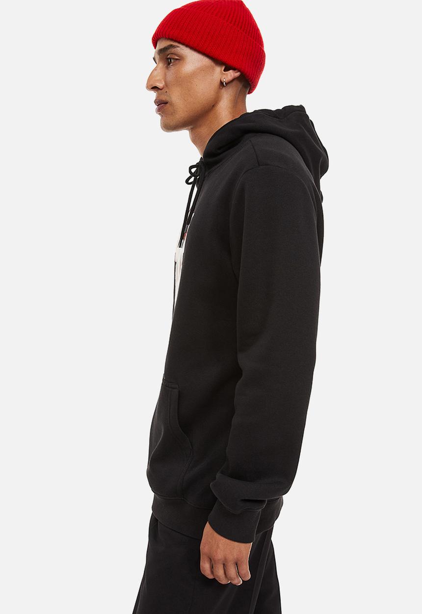 H&M - Printed hoodie - black/david bowie