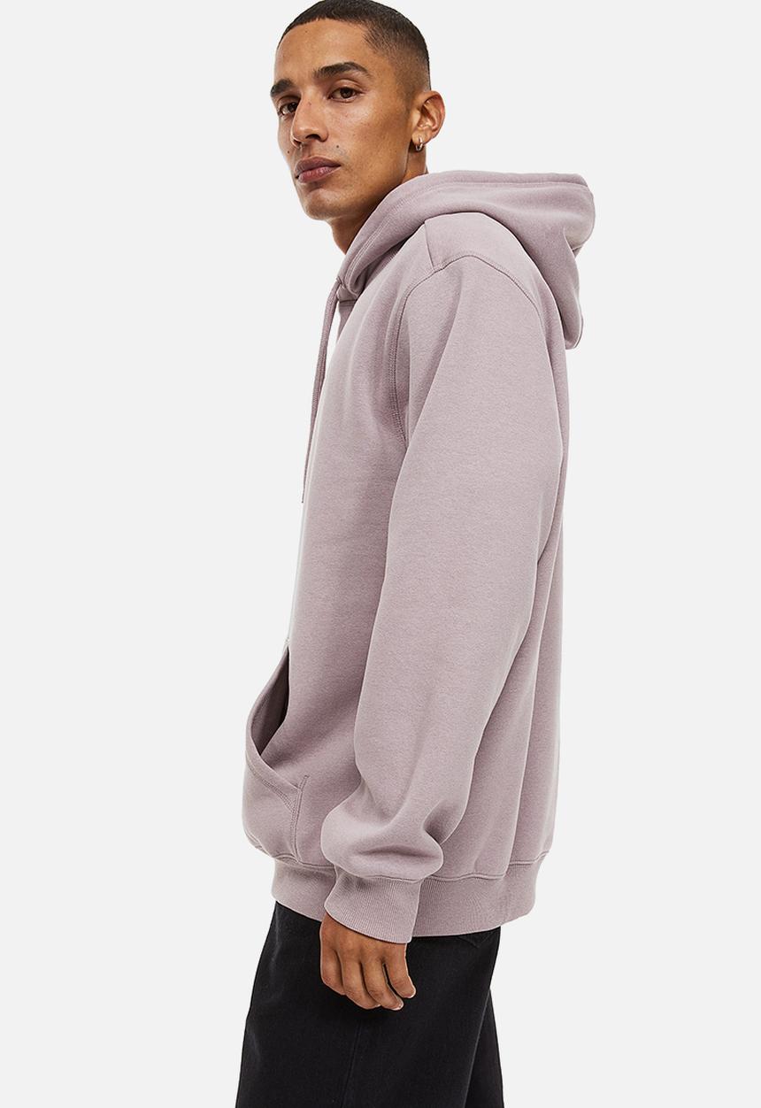 H&M - Relaxed fit hoodie - light purple