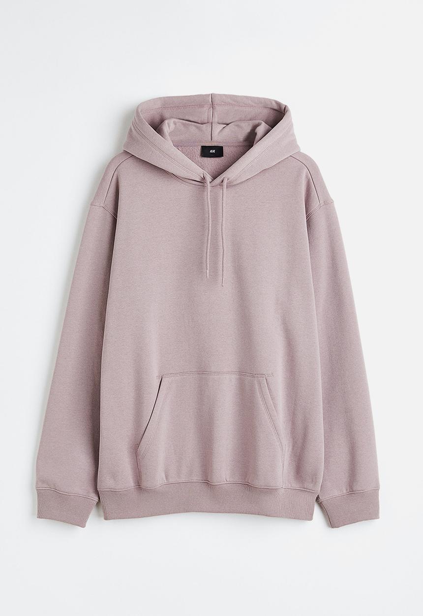 H&M - Relaxed fit hoodie - light purple