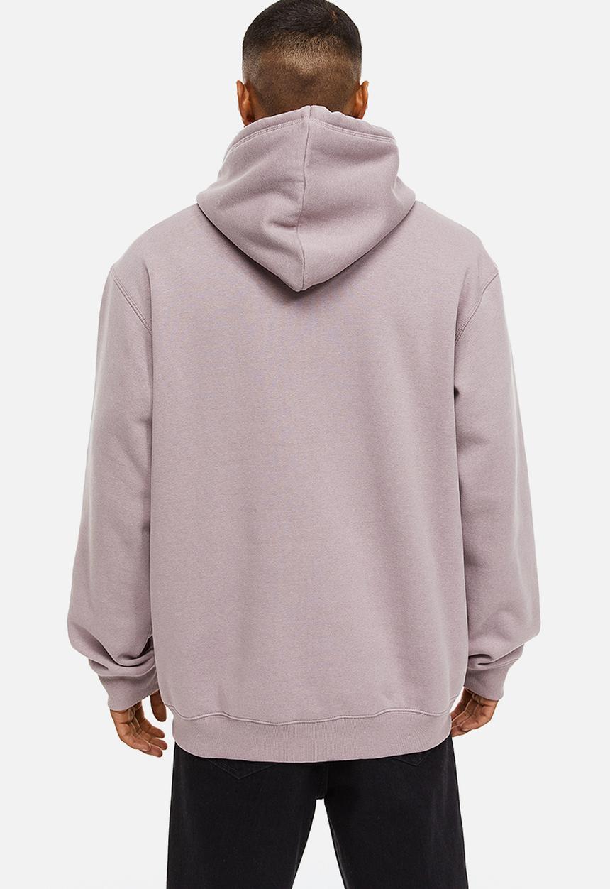 H&M - Relaxed fit hoodie - light purple