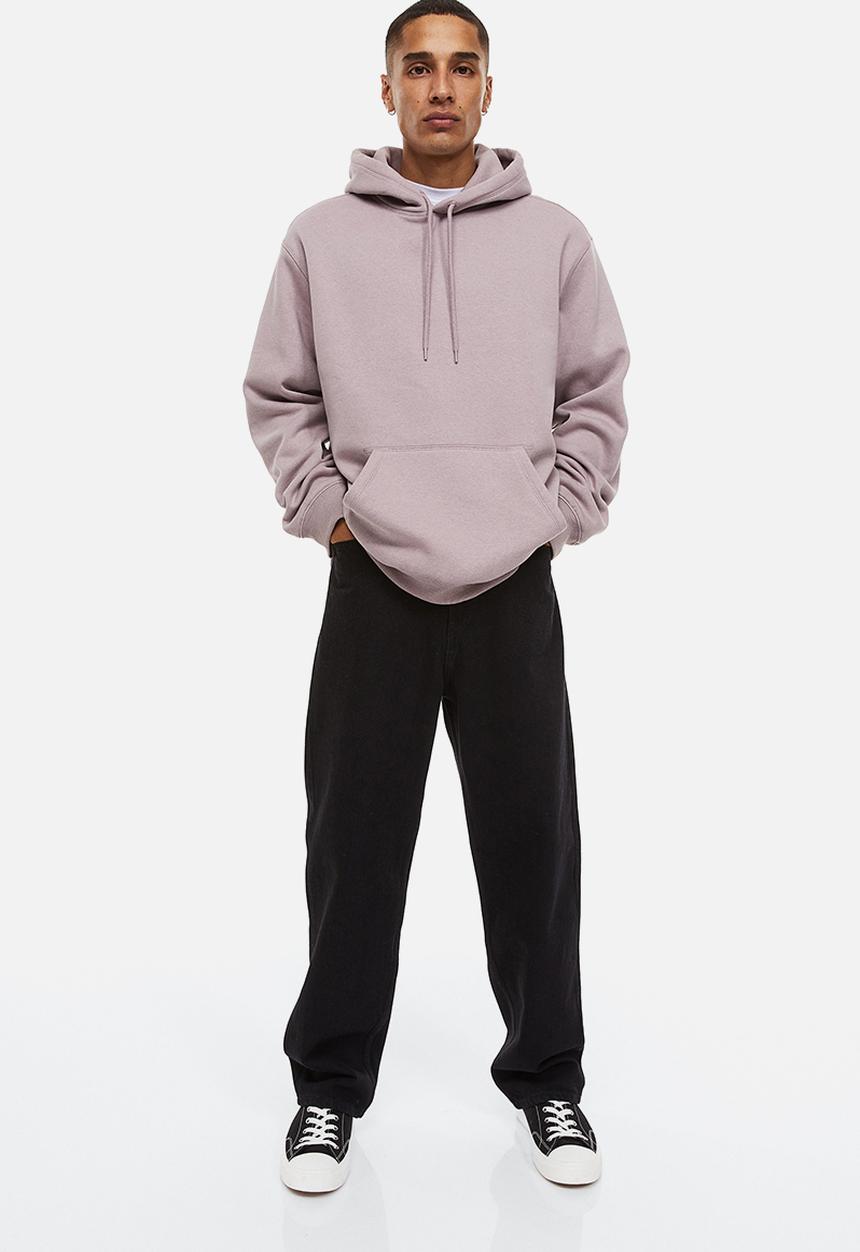 H&M - Relaxed fit hoodie - light purple