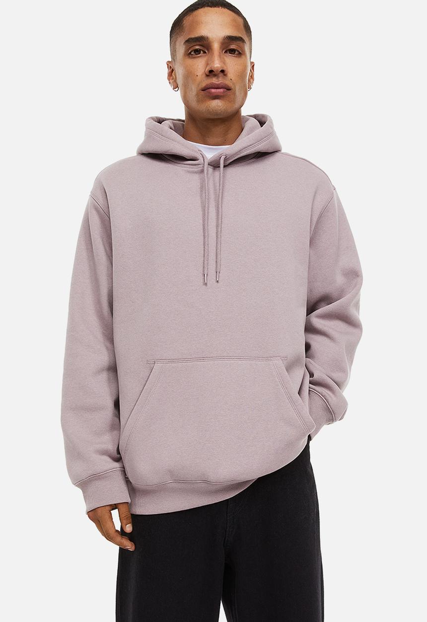 H&M - Relaxed fit hoodie - light purple