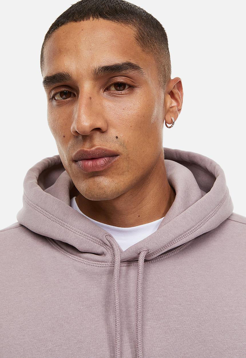 H&M - Relaxed fit hoodie - light purple