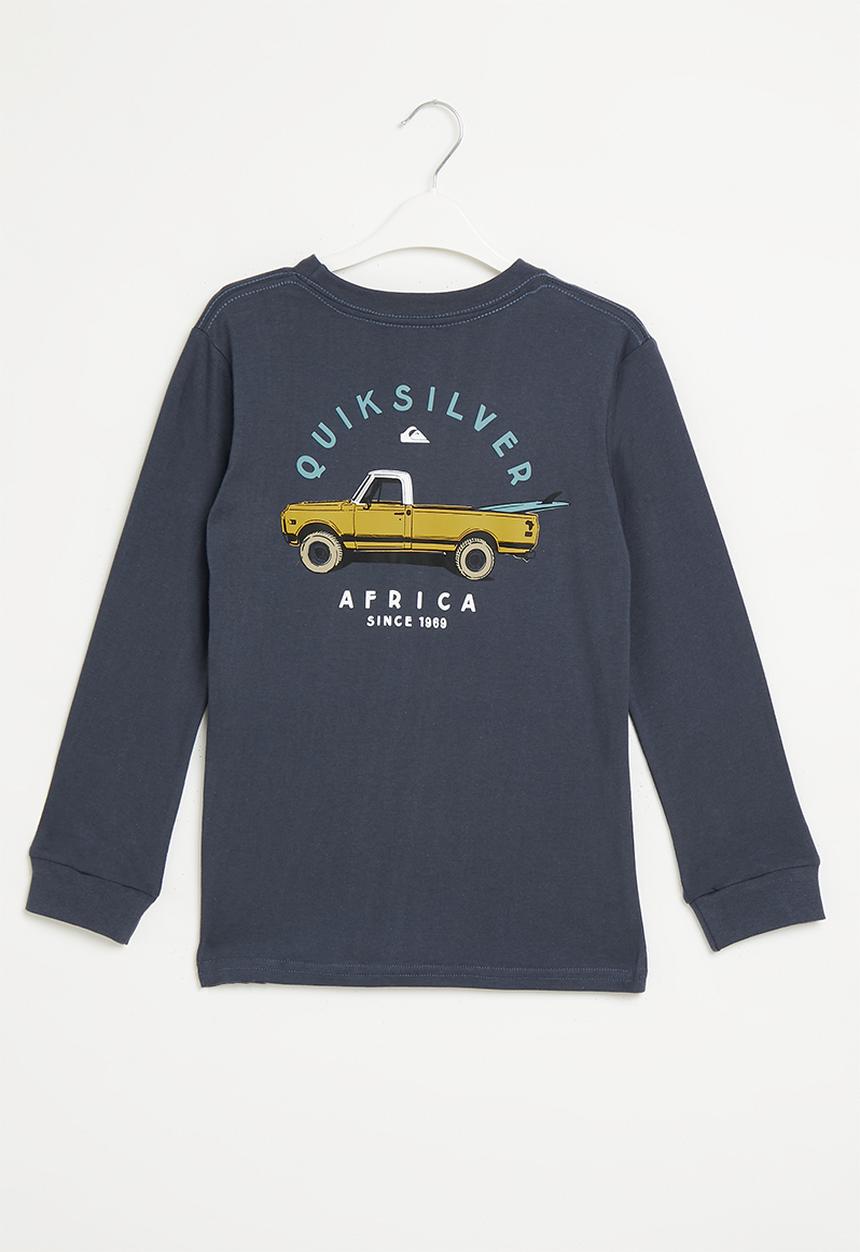 Quiksilver - Africa search boy long sleeve - midnight navy