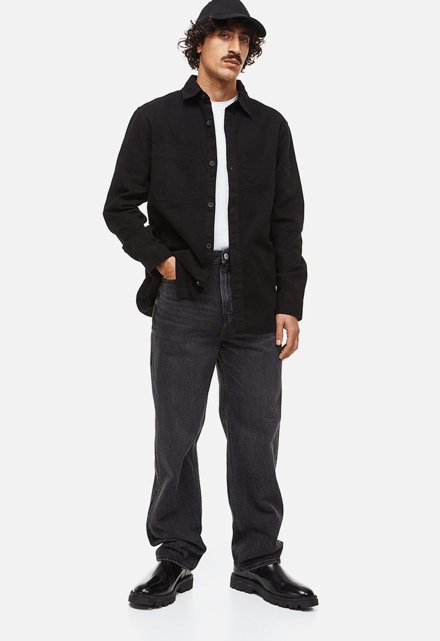 H&M - Loose jeans - black