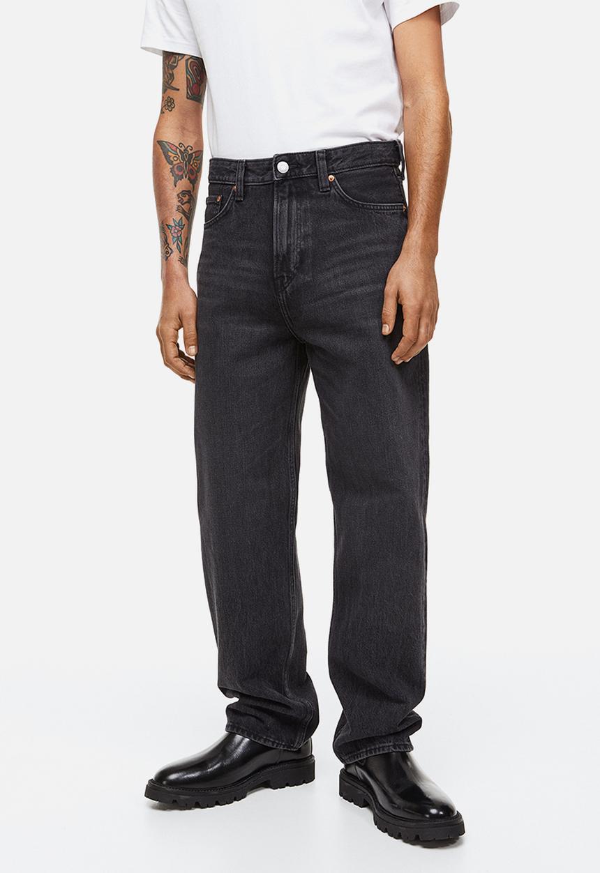 H&M - Loose jeans - black
