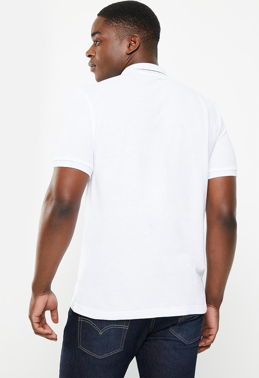 Original Penguin - Logo collar short sleeve polo - bright white