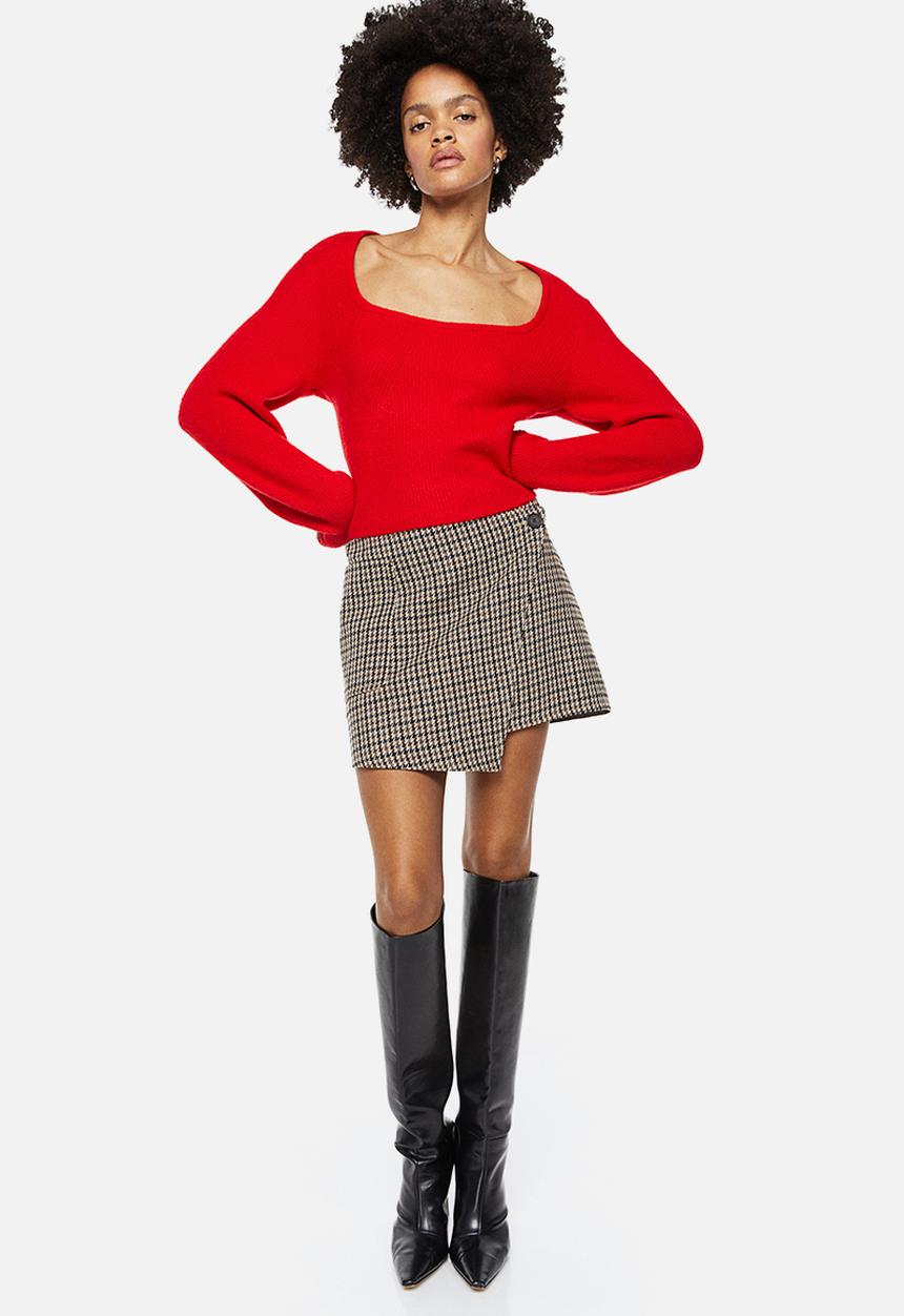 H&M - Rib-knit jumper - red