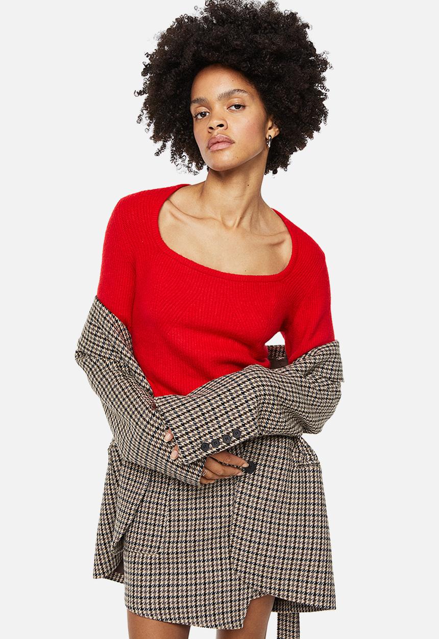 H&M - Rib-knit jumper - red