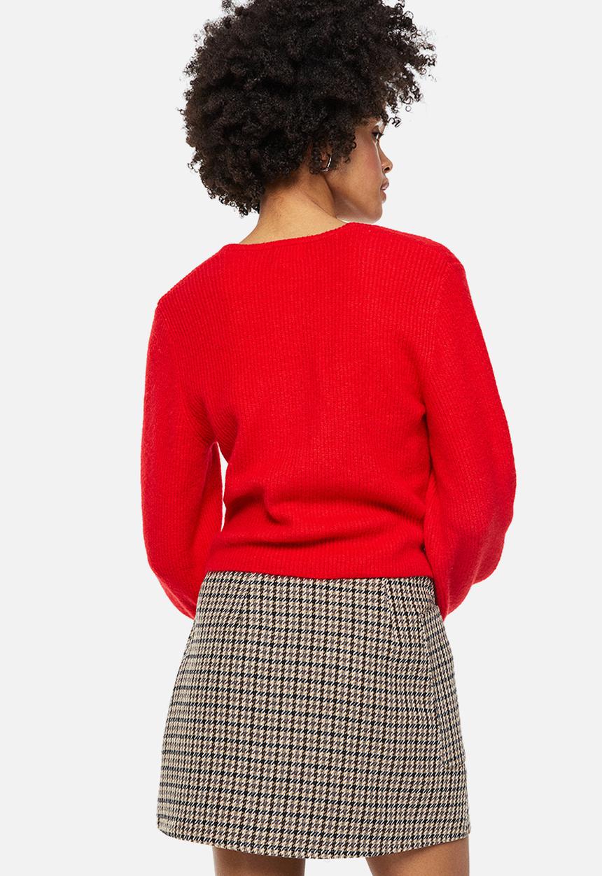 H&M - Rib-knit jumper - red