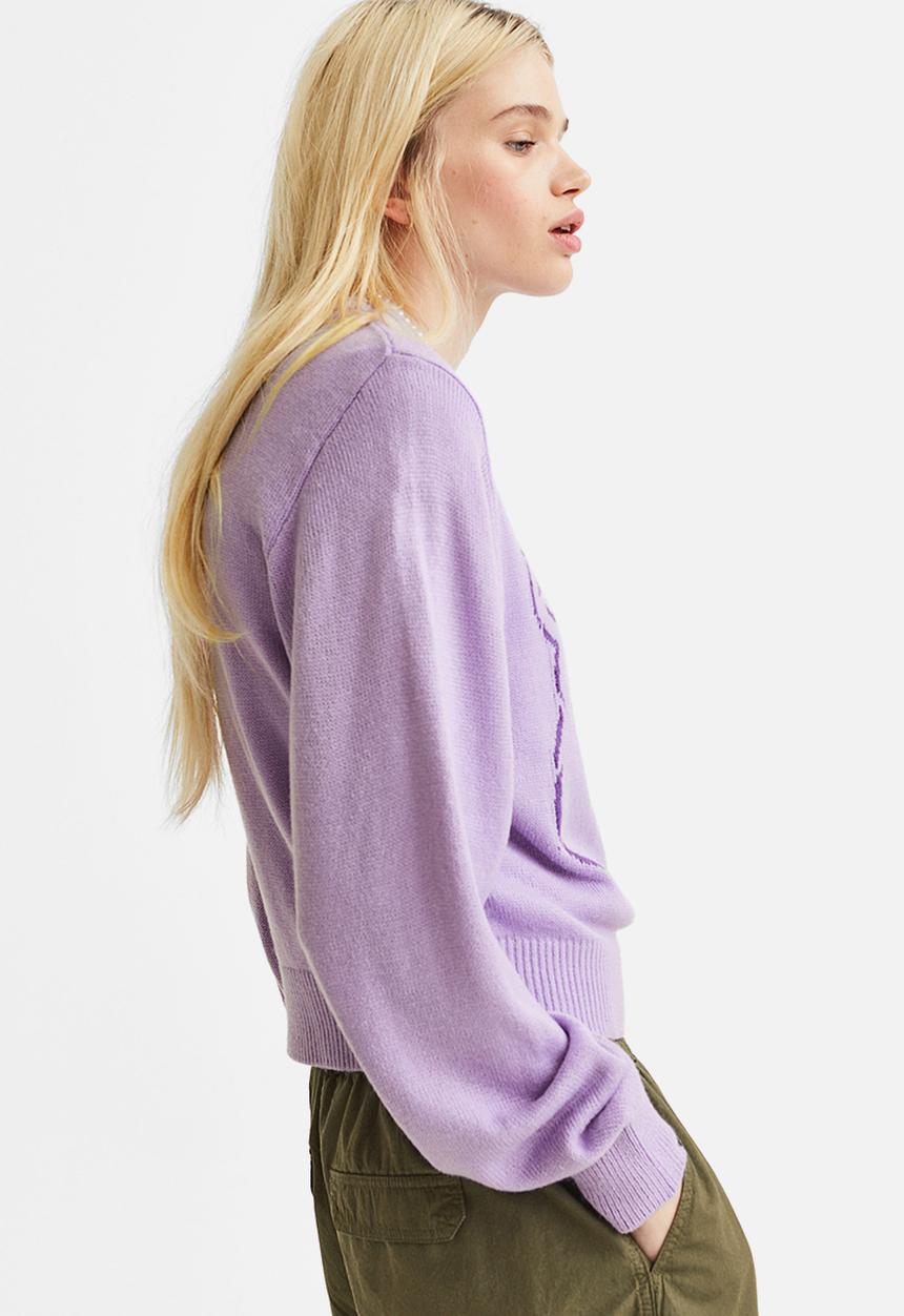 H&M - Jacquard-knit jumper - light purple/care bears