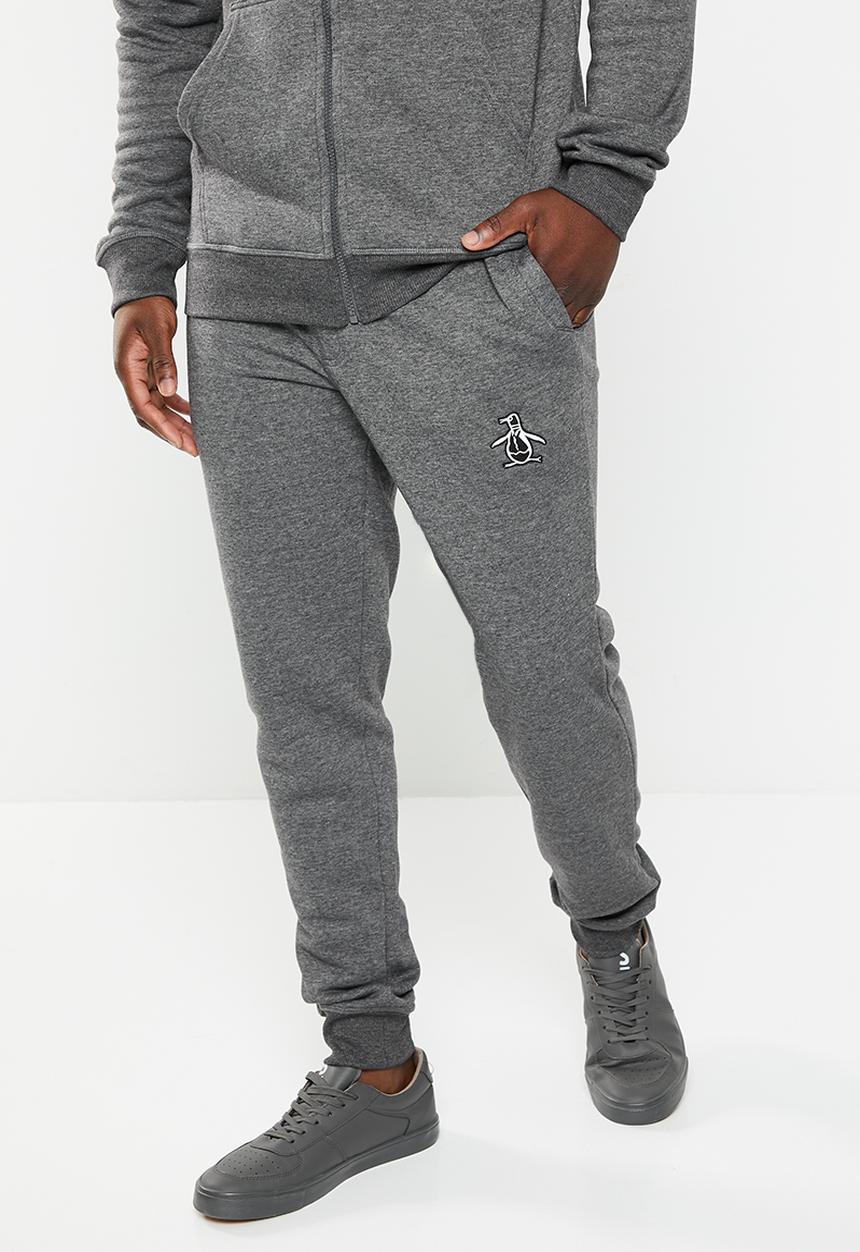 Original Penguin - Penguin pete trackpant - heather black