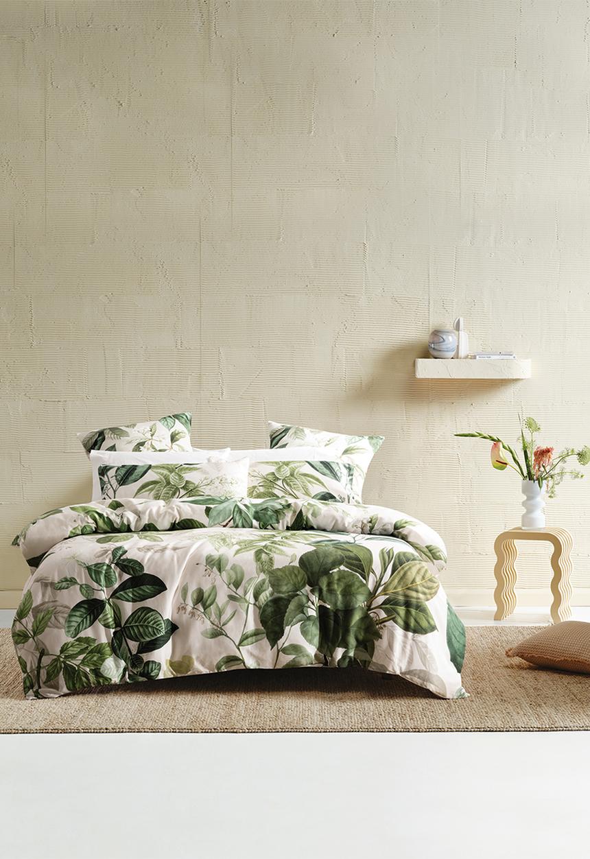 Linen House - Nalani duver cover set - herb