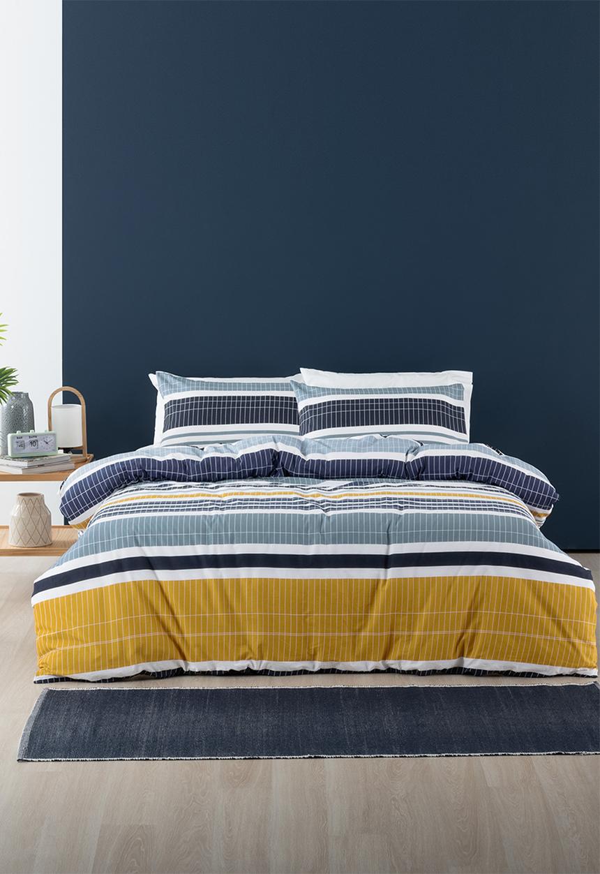 Linen House - Dalton duvet cover set - navy