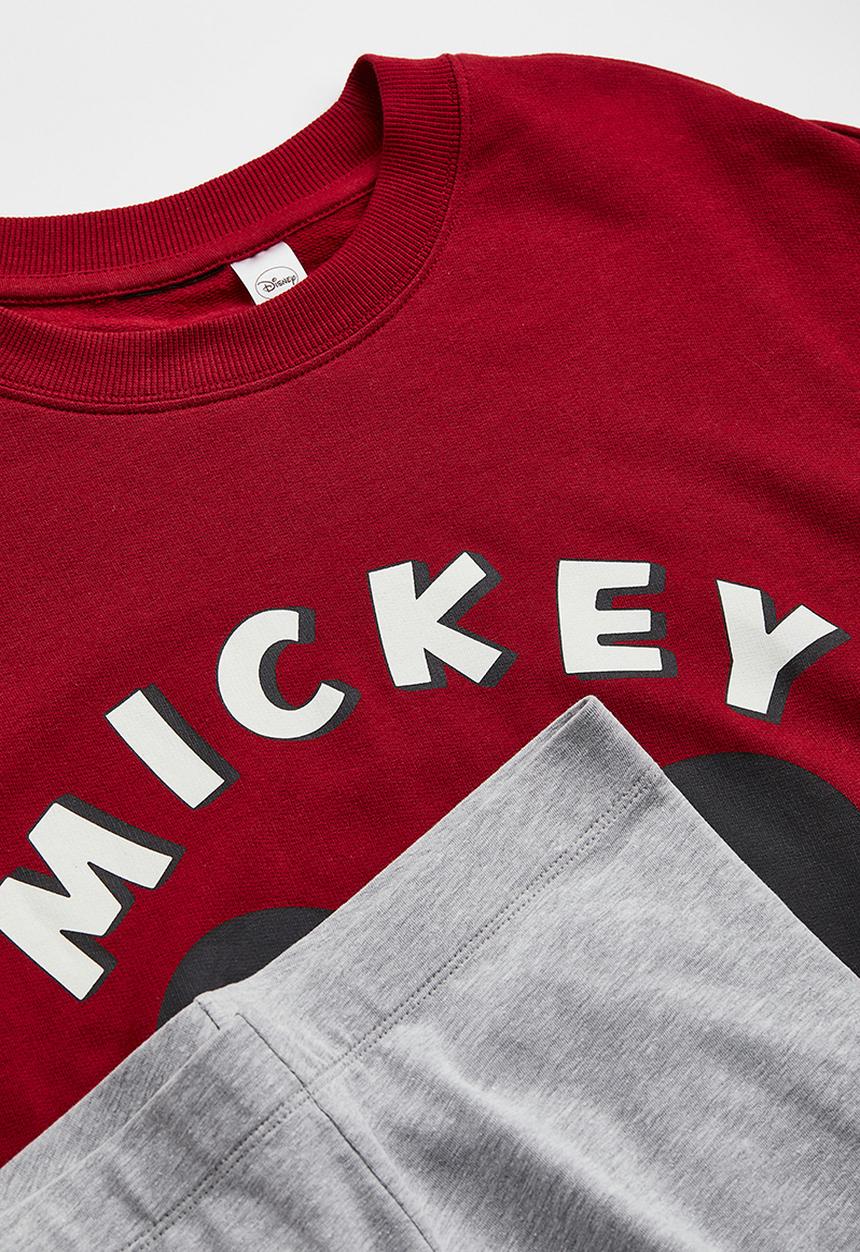 H&M - Printed pyjamas - red/mickey mouse