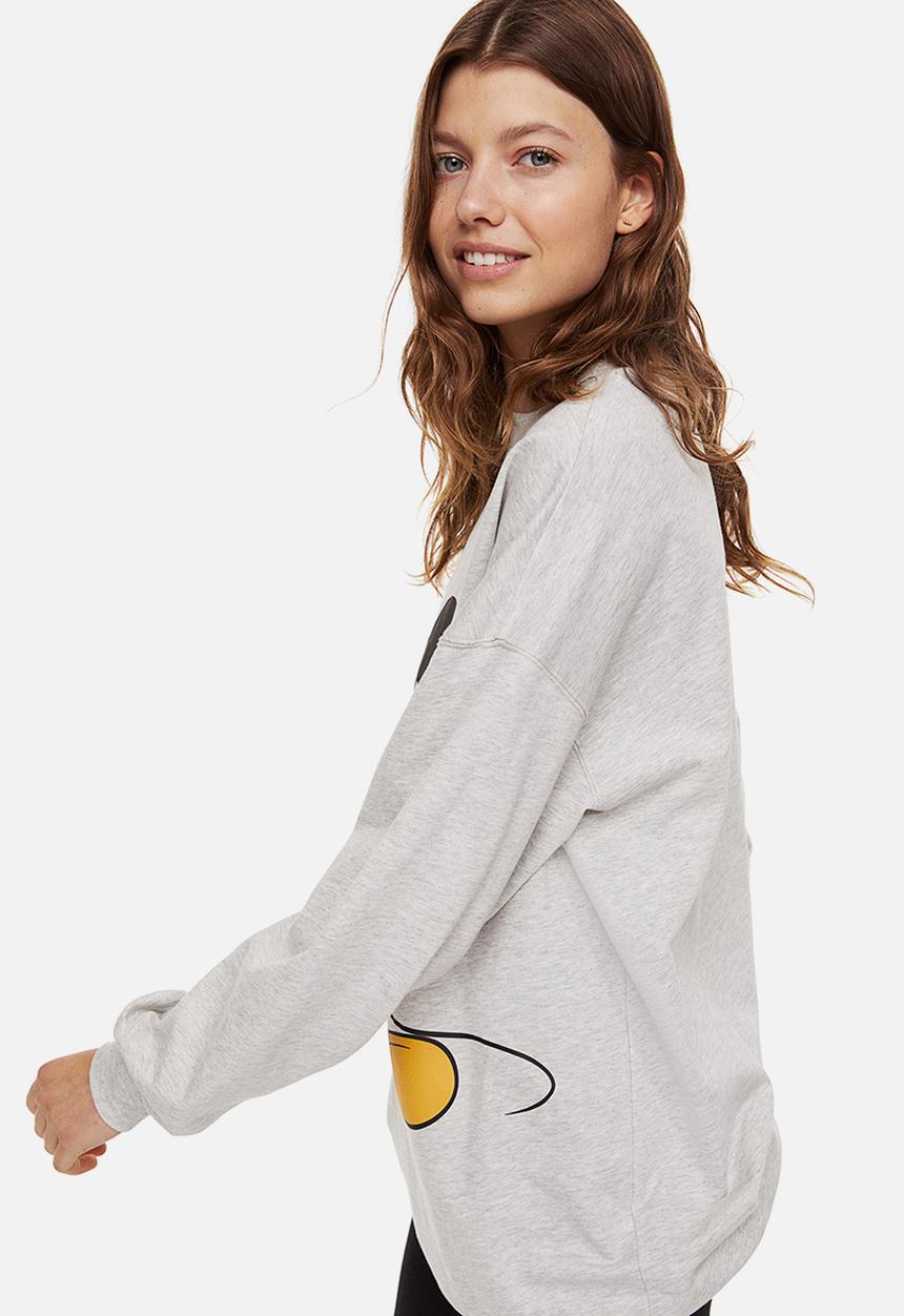 H&M - Printed pyjamas - grey/mickey mouse
