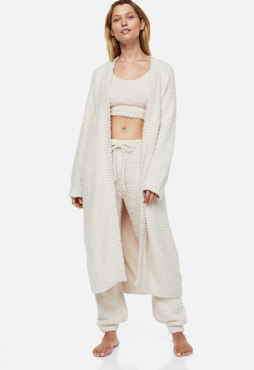 H&M - Fluffy dressing gown - light beige