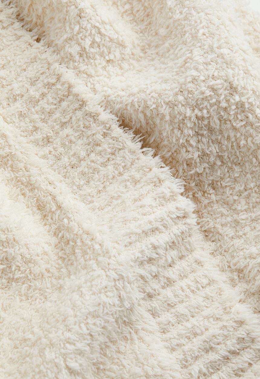 H&M - Fluffy dressing gown - light beige