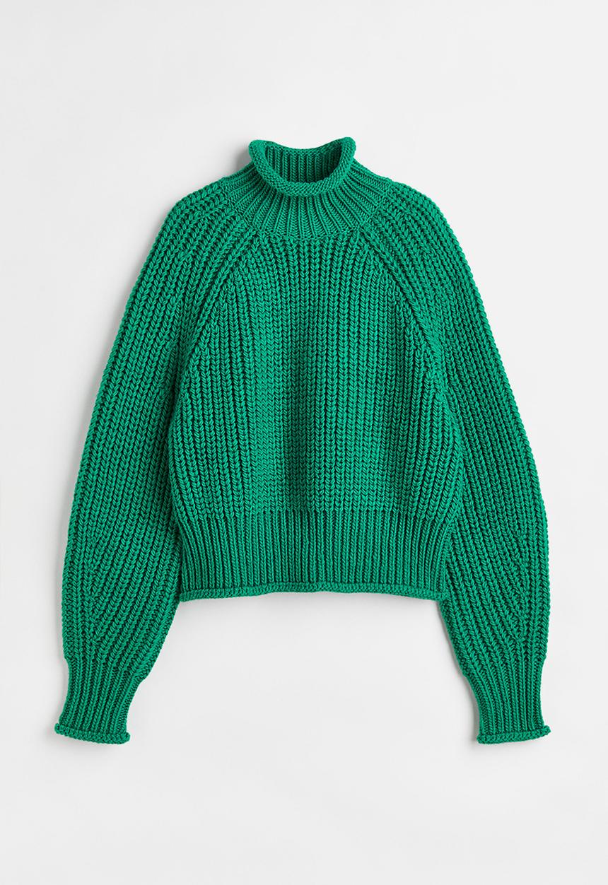 H&M - Knitted jumper - green