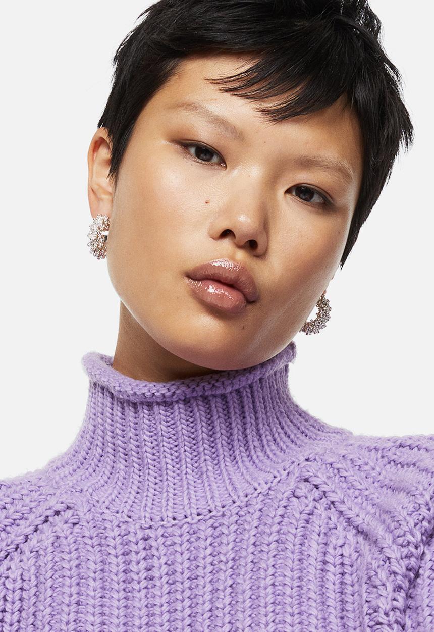 H&M - Knitted jumper - purple