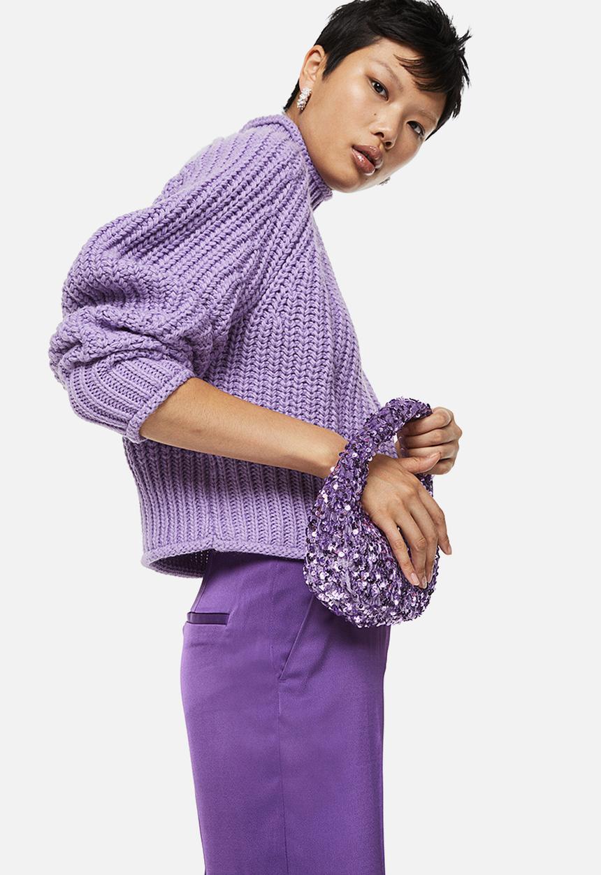 H&M - Knitted jumper - purple