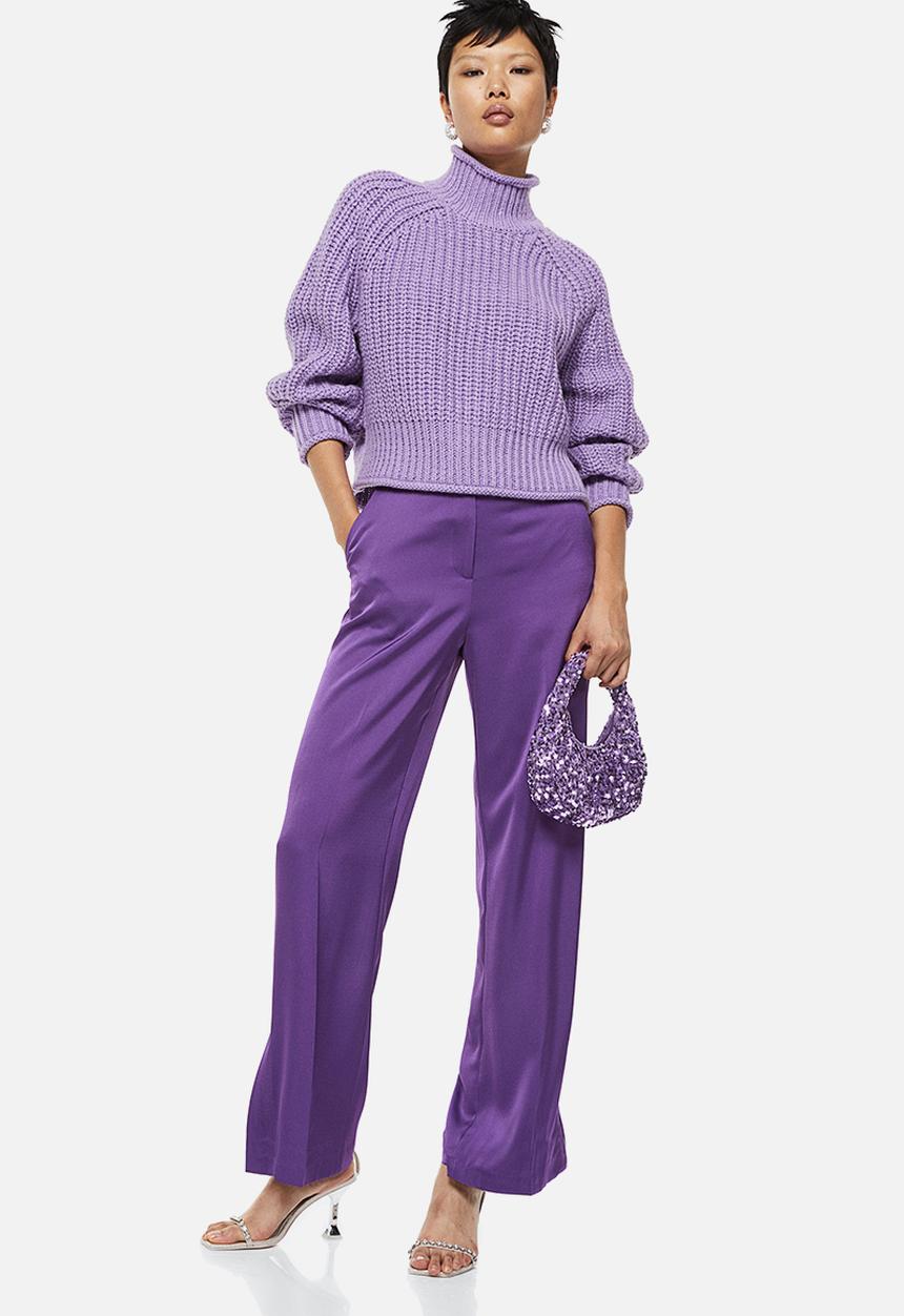H&M - Knitted jumper - purple