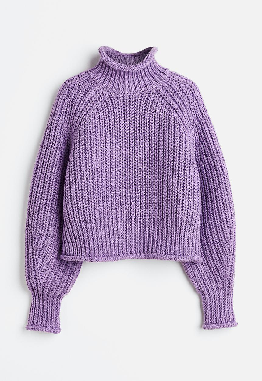 H&M - Knitted jumper - purple