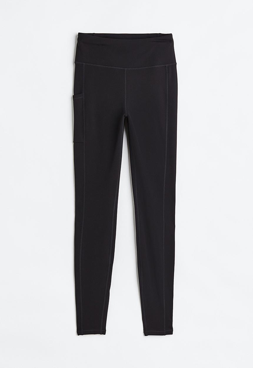 H&M - Drymove™ warm sports tights - black