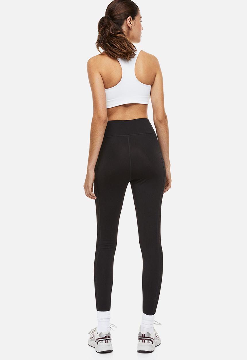 H&M - Drymove™ warm sports tights - black