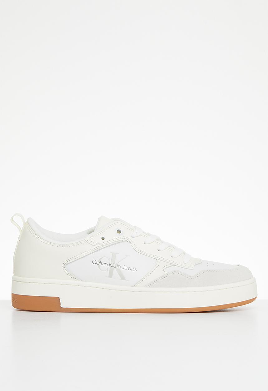 Calvin Klein - Basket cupsole low lth  mono w - ivory & bright white