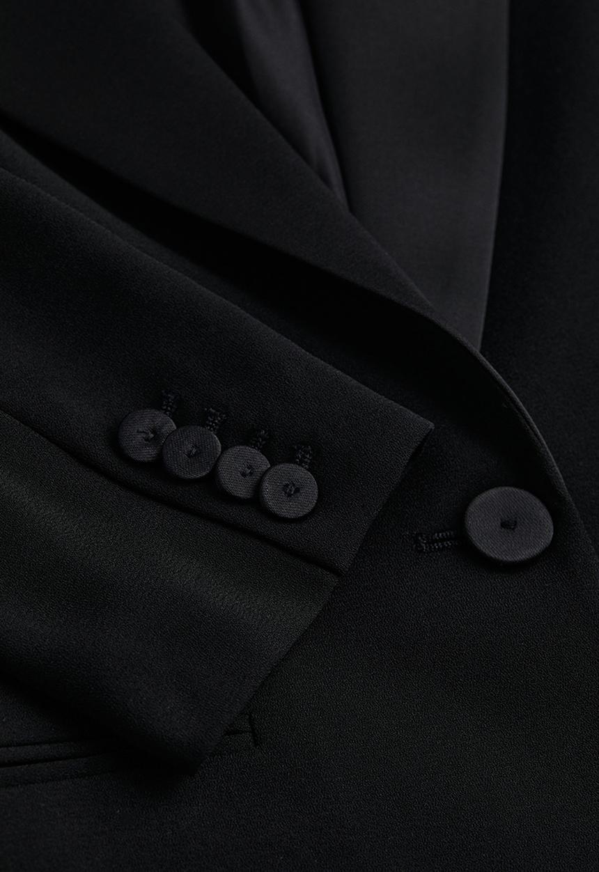 H&M - Single-breasted blazer - black