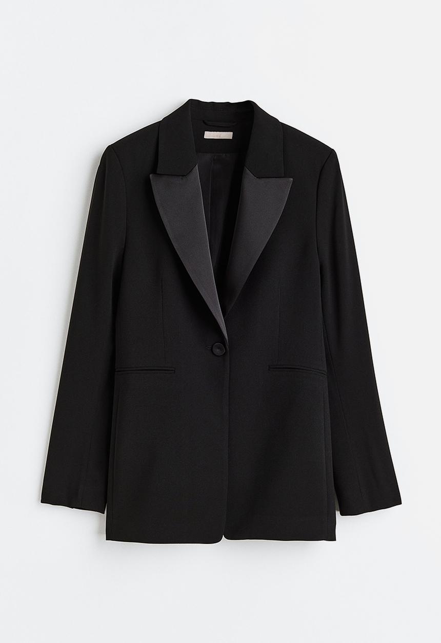 H&M - Single-breasted blazer - black
