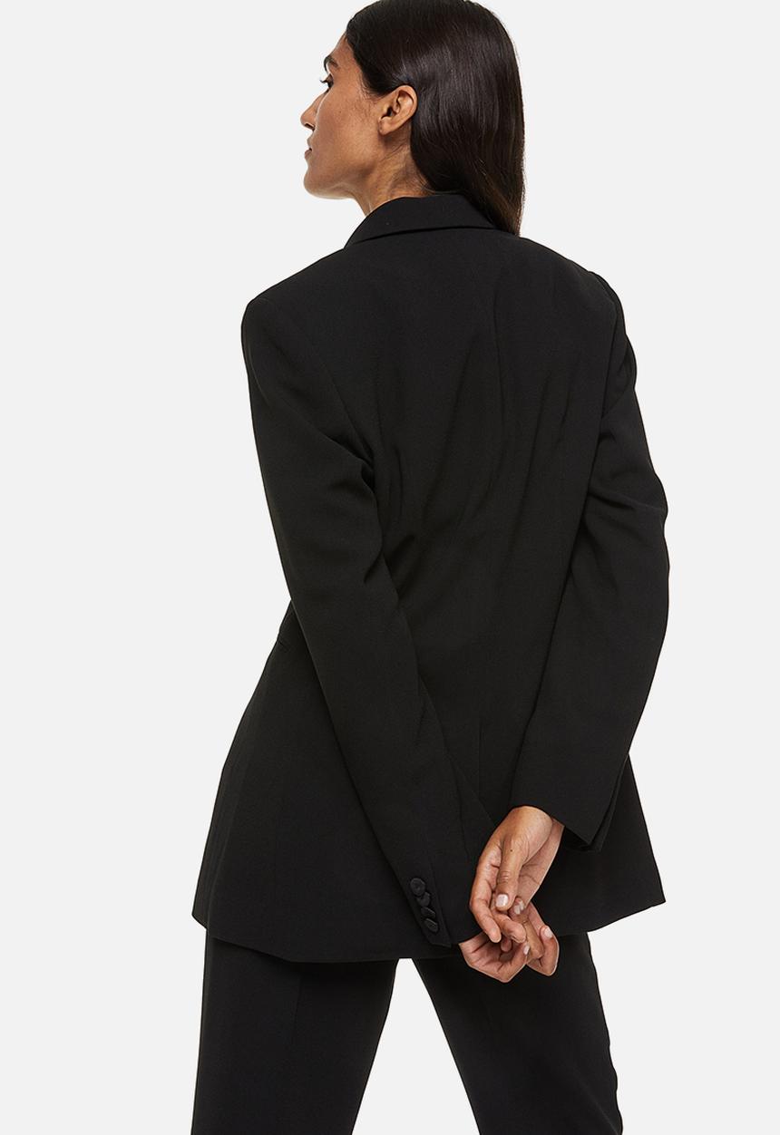 H&M - Single-breasted blazer - black