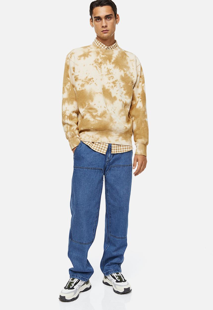 H&M - Oversized fit cotton sweatshirt - beige