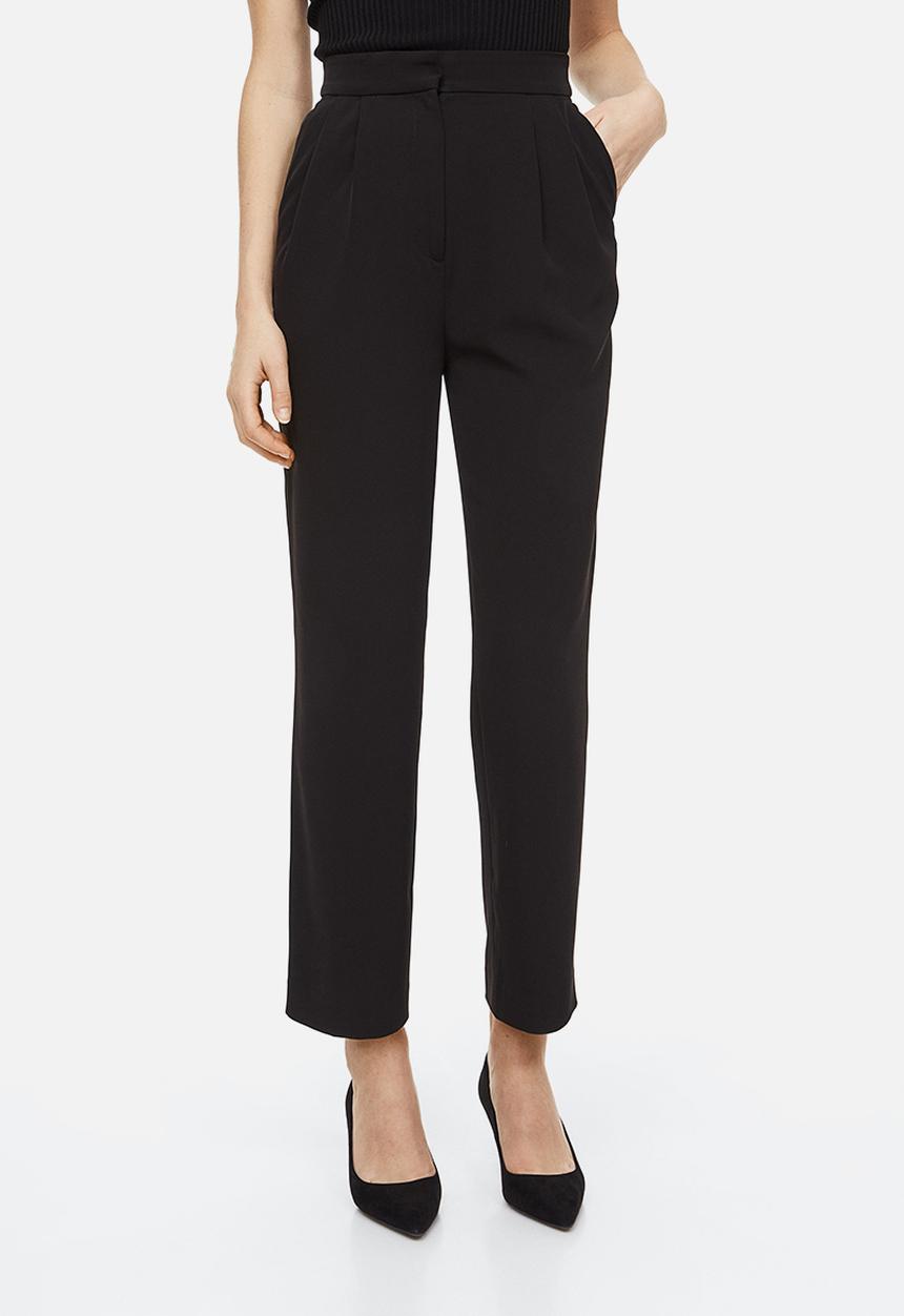 H&M - Tailored trousers - black