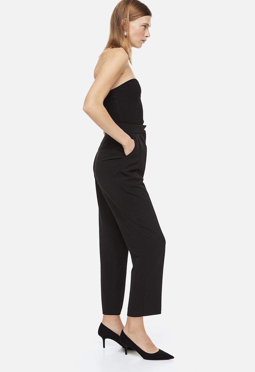 H&M - Tailored trousers - black