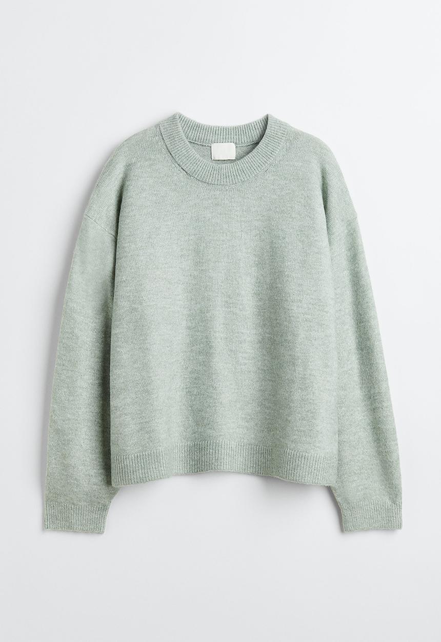 H&M - Beaded jumper - light green