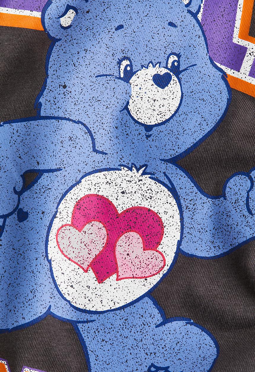 H&M - Printed T-shirt - dark grey/care bears