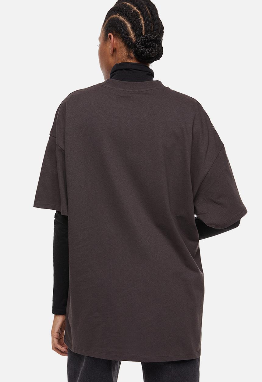 H&M - Printed T-shirt - dark grey/care bears