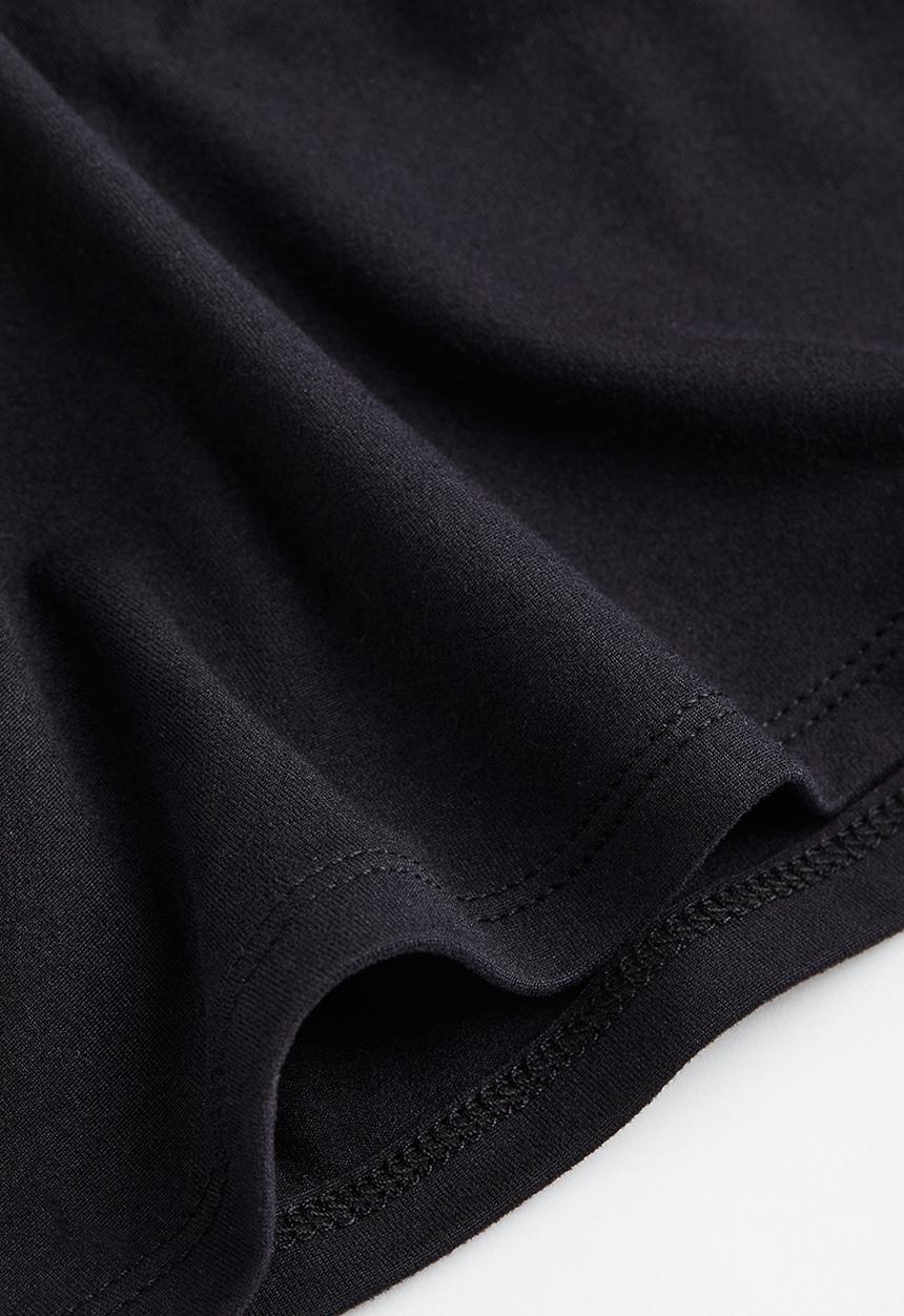 H&M - One-shoulder top - black