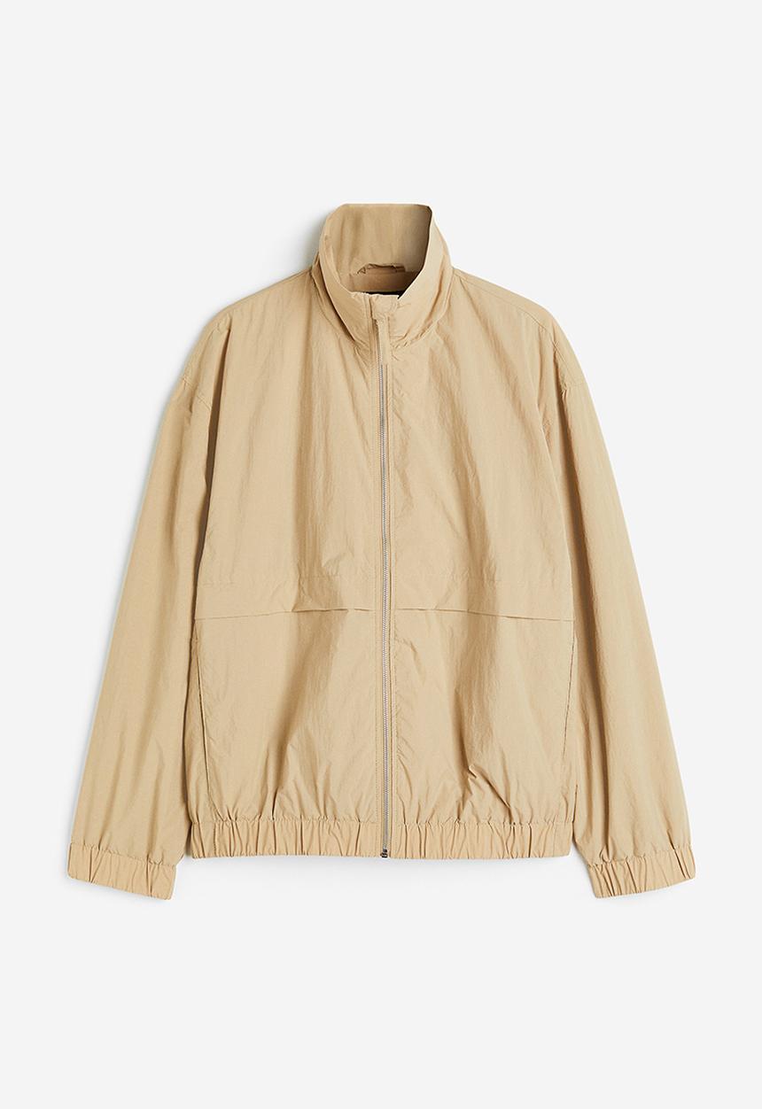 H&M - Nylon track jacket - beige