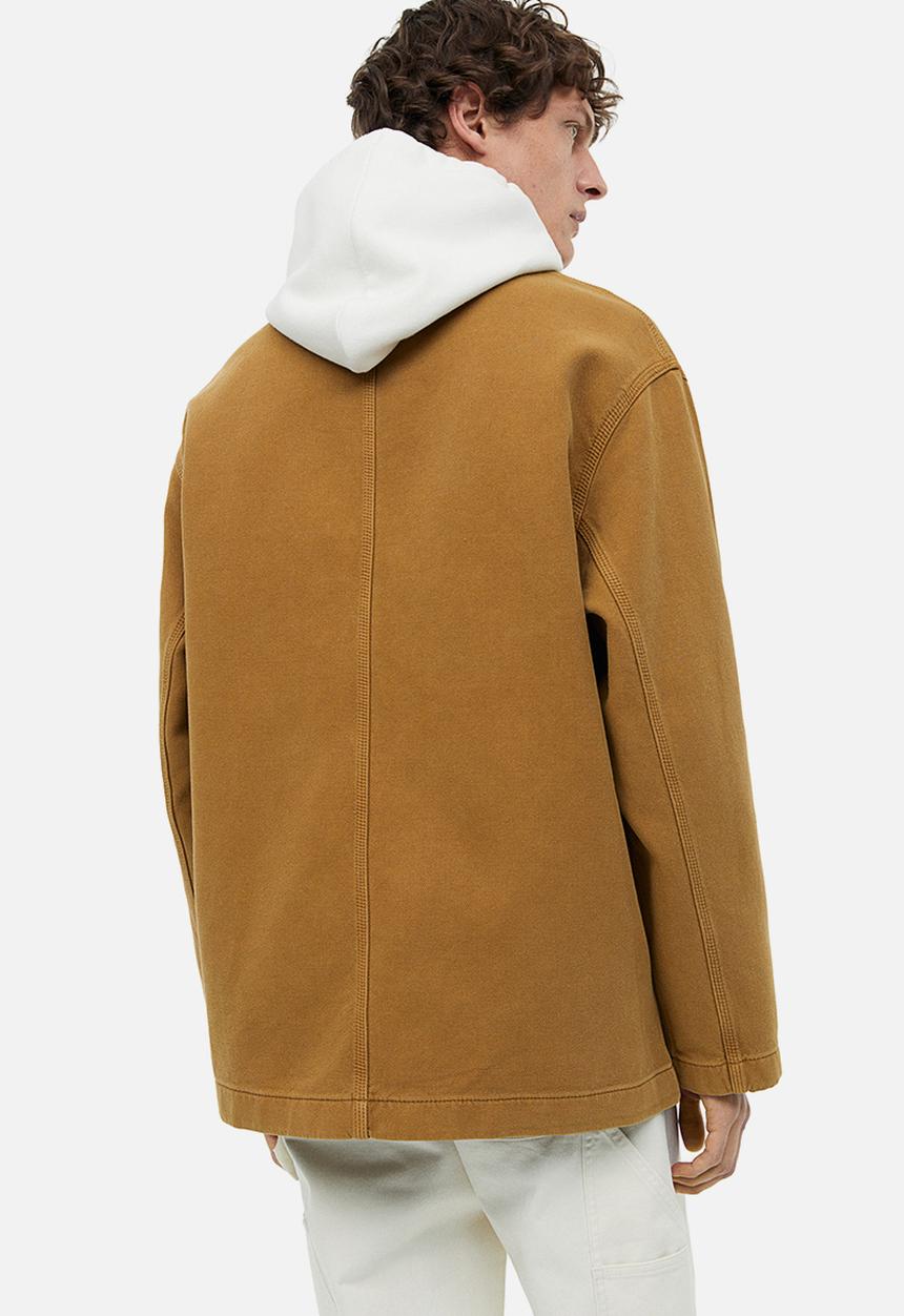 H&M - Boxy twill jacket - beige