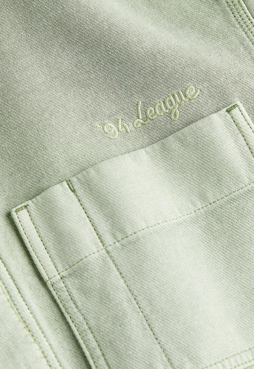 H&M - Boxy twill jacket - green